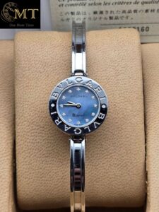 Bulgari B.Zero1 22mm Blue MOP Diamond Dial Ref.BZ22S