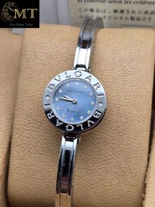 Bulgari B.Zero1 22mm Blue MOP Diamond Dial Ref.BZ22S-2