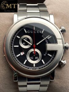 Gucci G-Chrono Black Dial Stainless Steel Mens Watch Ref.YA101204