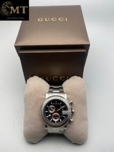 Gucci G-Chrono Black Dial Stainless Steel Mens Watch Ref.YA101204-2