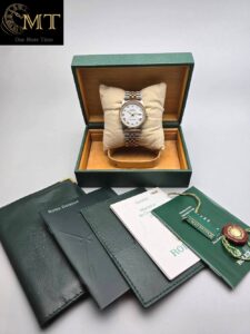 Rolex Datejust 36mm Yellow Gold & Stainless Steel White Roman Dial Unisex Watch Ref.16233-4
