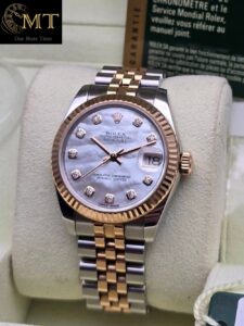Rolex Datejust 31mm Two-Tone Mother of Pearl Jubilee Bracelet Ref.178271