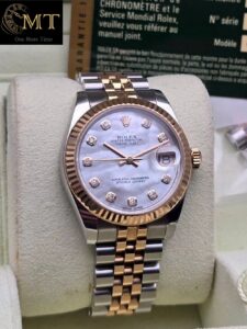 Rolex Datejust 31mm Two-Tone Mother of Pearl Jubilee Bracelet Ref.178271-2