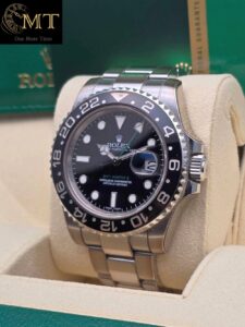 Rolex GMT-Master II 40mm Black Dial Oystersteel Men's Watch Ref.116710LN-2