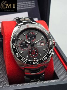 Tag Heuer Formula 1 Chronograph Senna Grey Dial Men's Watch Ref.CAZ201D.BA0633-3
