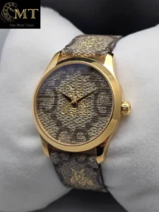 Gucci G-Timeless GG Supreme Canvas Dial Unisex Watch Ref.YA1264068-2