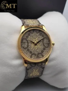 Gucci G-Timeless GG Supreme Canvas Dial Unisex Watch Ref.YA1264068-3