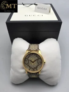 Gucci G-Timeless GG Supreme Canvas Dial Unisex Watch Ref.YA1264068-4