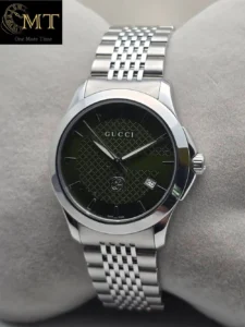 Gucci G-Timeless Quartz Green Dial Stainless Steel Men's Watch Ref.YA1264108-2