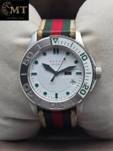 Gucci G-Timeless Sport Web Nylon Strap Mens Watch Ref.YA126231