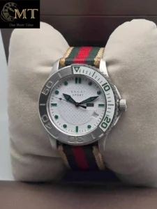 Gucci G-Timeless Sport Web Nylon Strap Mens Watch Ref.YA126231-2