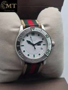 Gucci G-Timeless Sport Web Nylon Strap Mens Watch Ref.YA126231-3