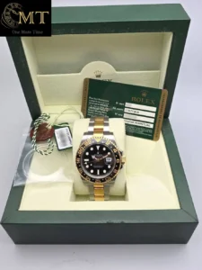 Rolex GMT-Master II Oystersteel & Yellow Gold 18k Black Dial Ref.116713LN-4