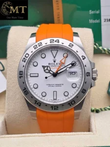 Rolex Explorer II 42mm Oystersteel White Dial Automatic Men's Watch Ref.216570
