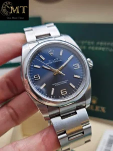 Rolex Oyster Perpetual 36mm Blue Dial Automatic Watch Ref.116000
