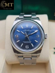Rolex Oyster Perpetual 36mm Blue Dial Automatic Watch Ref.116000-2