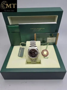 Rolex Datejust 36mm Jubilee Oystersteel Black Dial Ref.116234-3