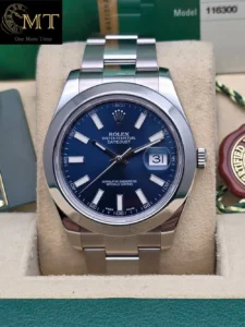 Rolex Datejust II 41mm Oystersteel Blue Dial Men's Watch Ref.116300