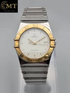 OMEGA Constellation 1970s Yellow Gold & Steel Quartz Watch Ref.3961.070