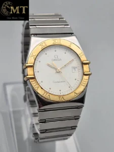 OMEGA Constellation 1970s Yellow Gold & Steel Quartz Watch Ref.3961.070-3