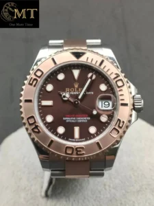 Rolex Yacht-Master 37mm Rose Gold & Oystersteel Chocolate Brown Dial Ref.268621