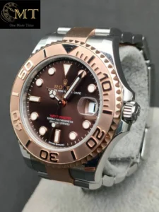 Rolex Yacht-Master 37mm Rose Gold & Oystersteel Chocolate Brown Dial Ref.268621-2