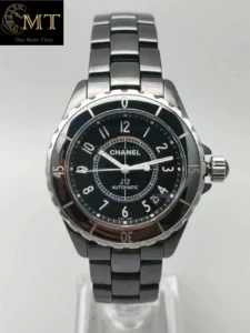 Chanel J12 Black Ceramic & Steel 42mm Automatic Men Watch Ref.H5697