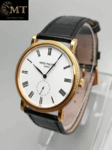 Patek Philippe Calatrava Yellow Gold18k White Dial Men's Watch Ref.5119J-001-2