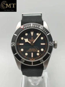 Tudor Heritage Black Bay Black Fabric Nato Strap Ref.M79230N