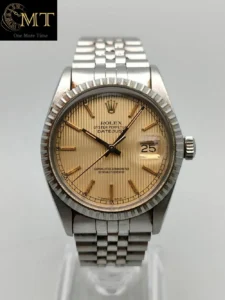 Rolex Datejust 36mm 1978 Stainless Steel Tuxedo Dial Mens Watch Ref.16030