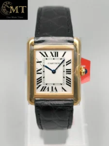 Cartier Tank Solo Yellow Gold Quartz Watch Ref.W5200002