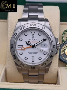Rolex Explorer II 42mm Oystersteel White Dial Ref.216570