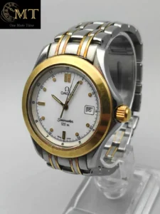 OMEGA Seamaster Diver 120m Gold&Steel White Dial Quartz Watch Ref.2311.20.00-2
