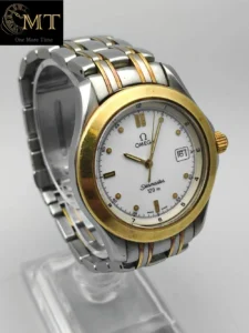 OMEGA Seamaster Diver 120m Gold&Steel White Dial Quartz Watch Ref.2311.20.00-3