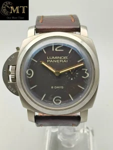 Panerai Luminor 1950 Left-Handed Manual Winding Titanium PAM00368