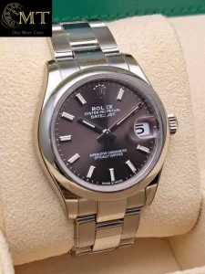 Rolex Datejust 31mm Dark Grey Index Dial Women's Watch Ref.278240-3