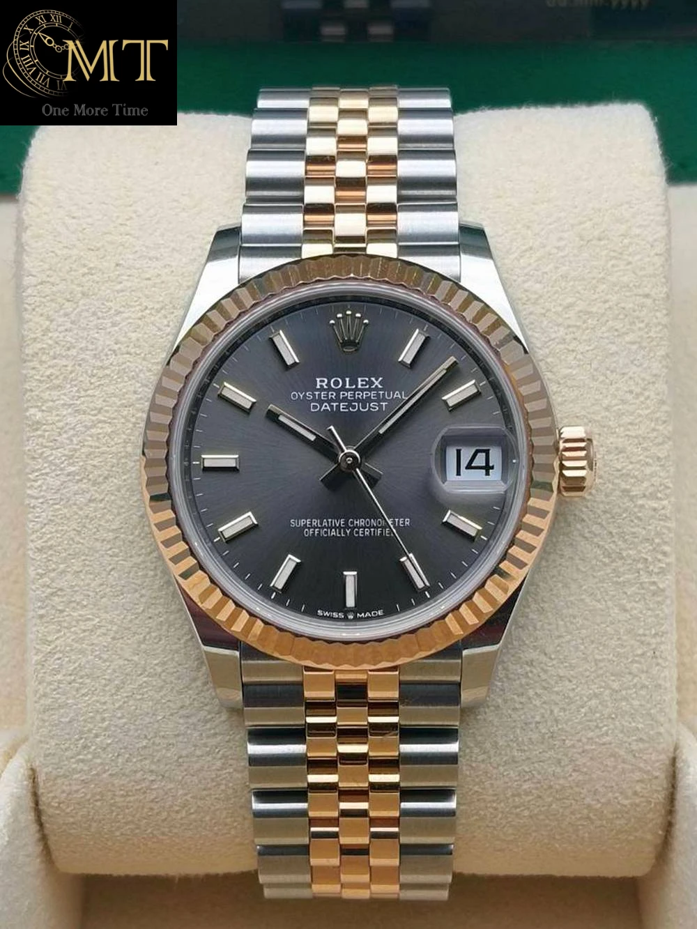 Rolex Datejust 31mm Jubilee Two Tone Slate Grey Dial Ref.278271