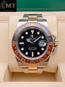 Rolex GMT-Master II Root Beer Rose Gold & Steel Men's Watch Ref.126711CHNR