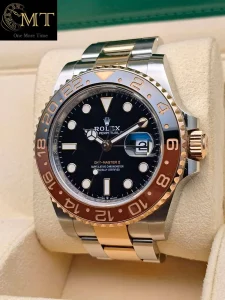 Rolex GMT-Master II Root Beer Rose Gold & Steel Men's Watch Ref.126711CHNR-2
