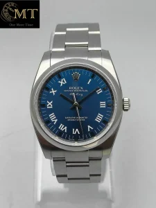 Rolex Oyster Perpetual Air-King 34mm Blue Dial Watch Ref.114200