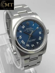 Rolex Oyster Perpetual Air-King 34mm Blue Dial Watch Ref.114200-3