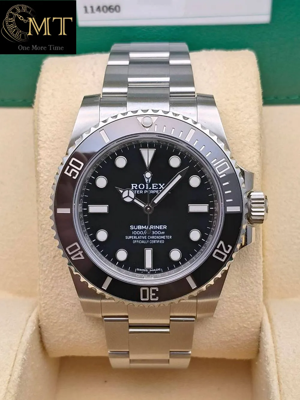 Rolex Submariner No Date Black Dial Men’s Watch Ref.114060