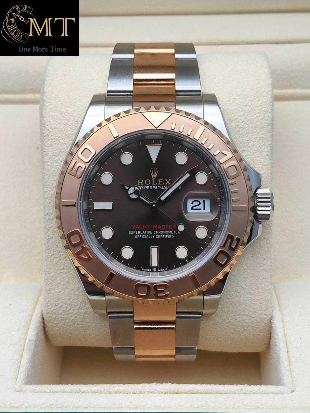 Rolex Yacht-Master 40mm Everose Gold & Steel Black Dial Ref.126621