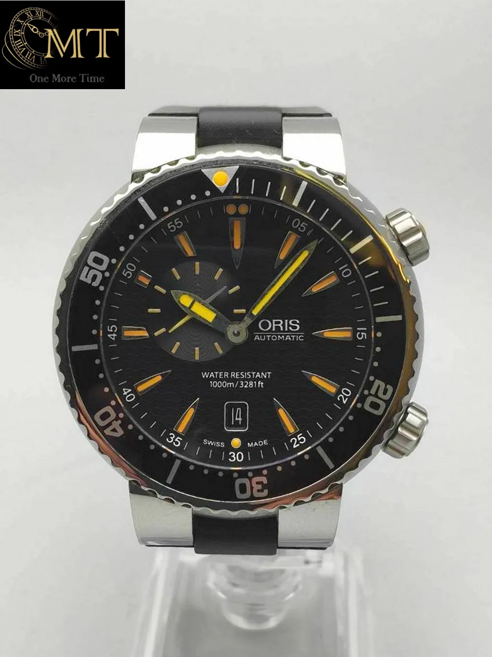 ORIS Divers Automatic Small Second Date Mens 47mm Ref.01 743 7609 8454-07 4 24 34EB