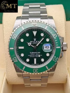 Rolex Submariner Date Hulk Oystersteel Green Dial Men's Watch Ref.116610LV