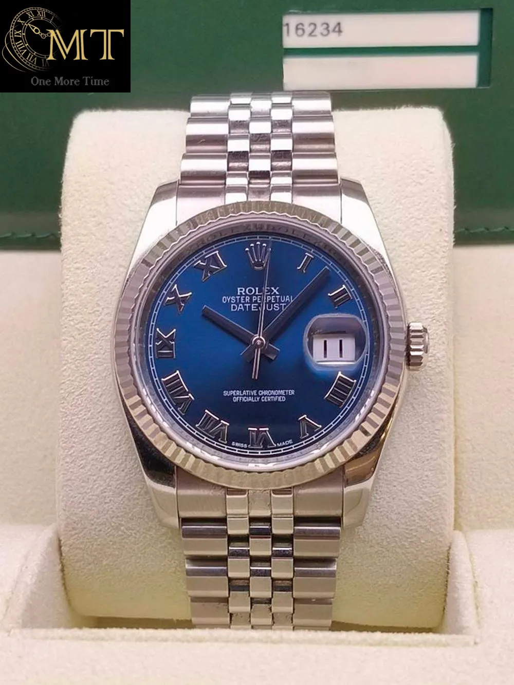 Rolex Datejust 36mm Blue Dial Luxury Watch Ref.116234
