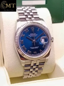 Rolex Datejust 36mm Blue Dial Luxury Watch Ref.116234-3
