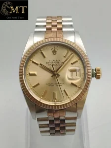 Rolex Datejust 36mm Gold & Steel Champagne Dial Ref.16013