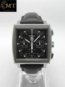 Tag Heuer Monaco Chronograph 38mm Automatic Black Dial Ref.CW2111-0