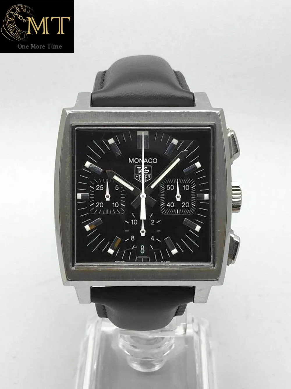 Tag Heuer Monaco Chronograph 38mm Automatic Black Dial Ref.CW2111-0